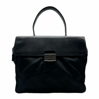 プラダ(PRADA)のプラダ PRADA ハンドバッグ ナイロン/レザー ブラック ユニセックス B7496 送料無料【中古】 z0450(ハンドバッグ)