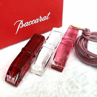 バカラ(Baccarat)の△ほぼ新品△バカラ ヘレナルビンスタイン コラボ限定 ネックレス 3色セット(ネックレス)