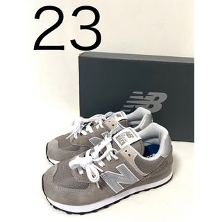 ニューバランス(New Balance)の23 wl574evg 574 グレー ニューバランス スニーカー(スニーカー)