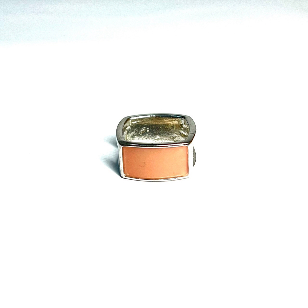 VINTAGE(ヴィンテージ)のヴィンテージ　リング　シルバー　ピンク　グリーン　指輪　鑑定済み レディースのアクセサリー(リング(指輪))の商品写真