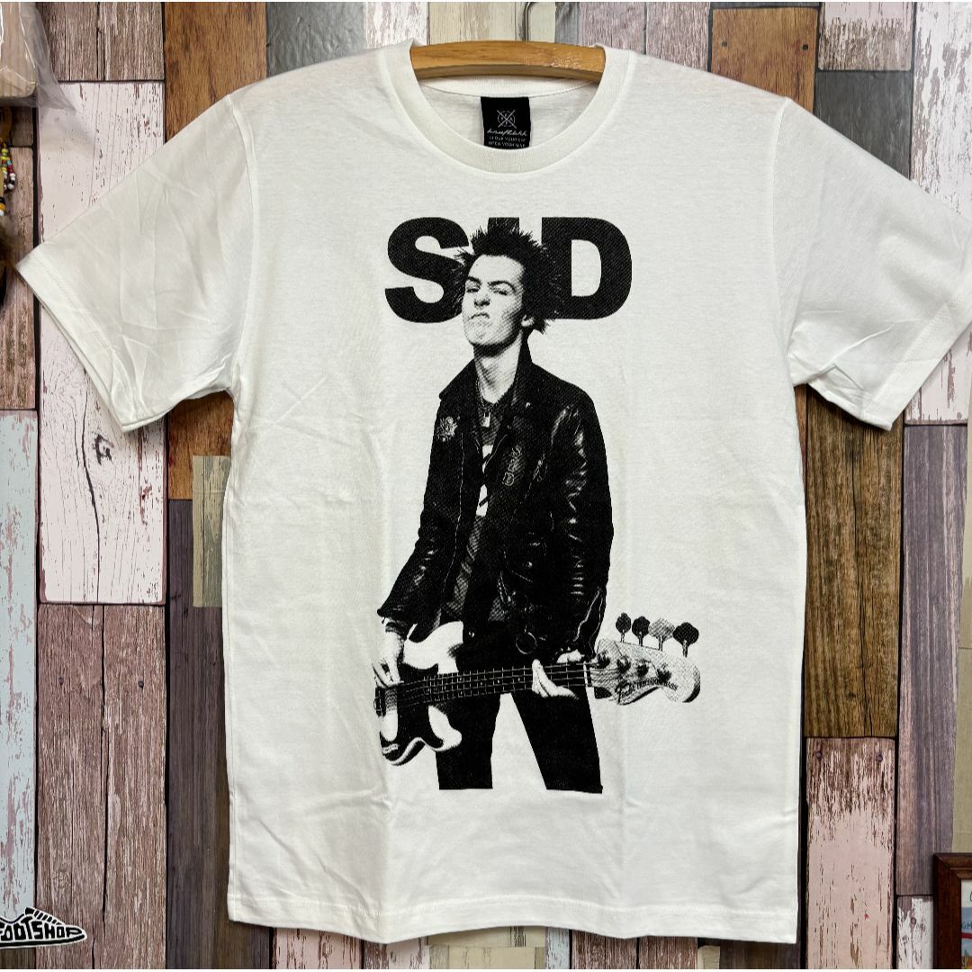 M/白☆新品シドヴィシャス☆SID【セックス・ピストルズ】バンドT