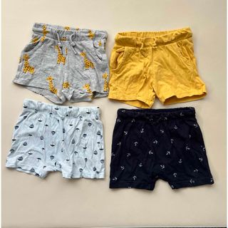 H&M ショートパンツ　4枚セット　74サイズ