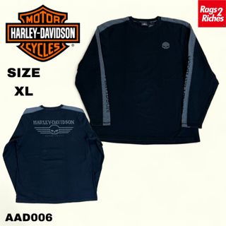 Harley Davidson - ハーレーダヴィッドソン 両面プリント 長袖TシャツHARLEY DAVIDSON