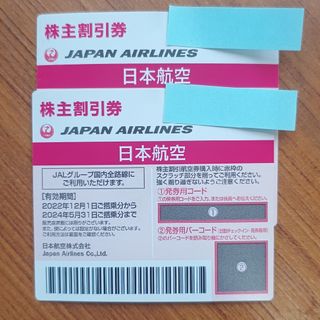 ジャル(ニホンコウクウ)(JAL(日本航空))のJAL 株主優待券　2枚組(航空券)