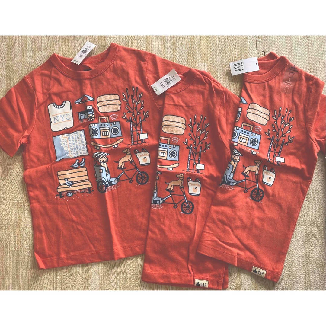 GAP(ギャップ)のGAP  Tシャツ 12枚セット（110×10、105×2） キッズ/ベビー/マタニティのキッズ服男の子用(90cm~)(Tシャツ/カットソー)の商品写真