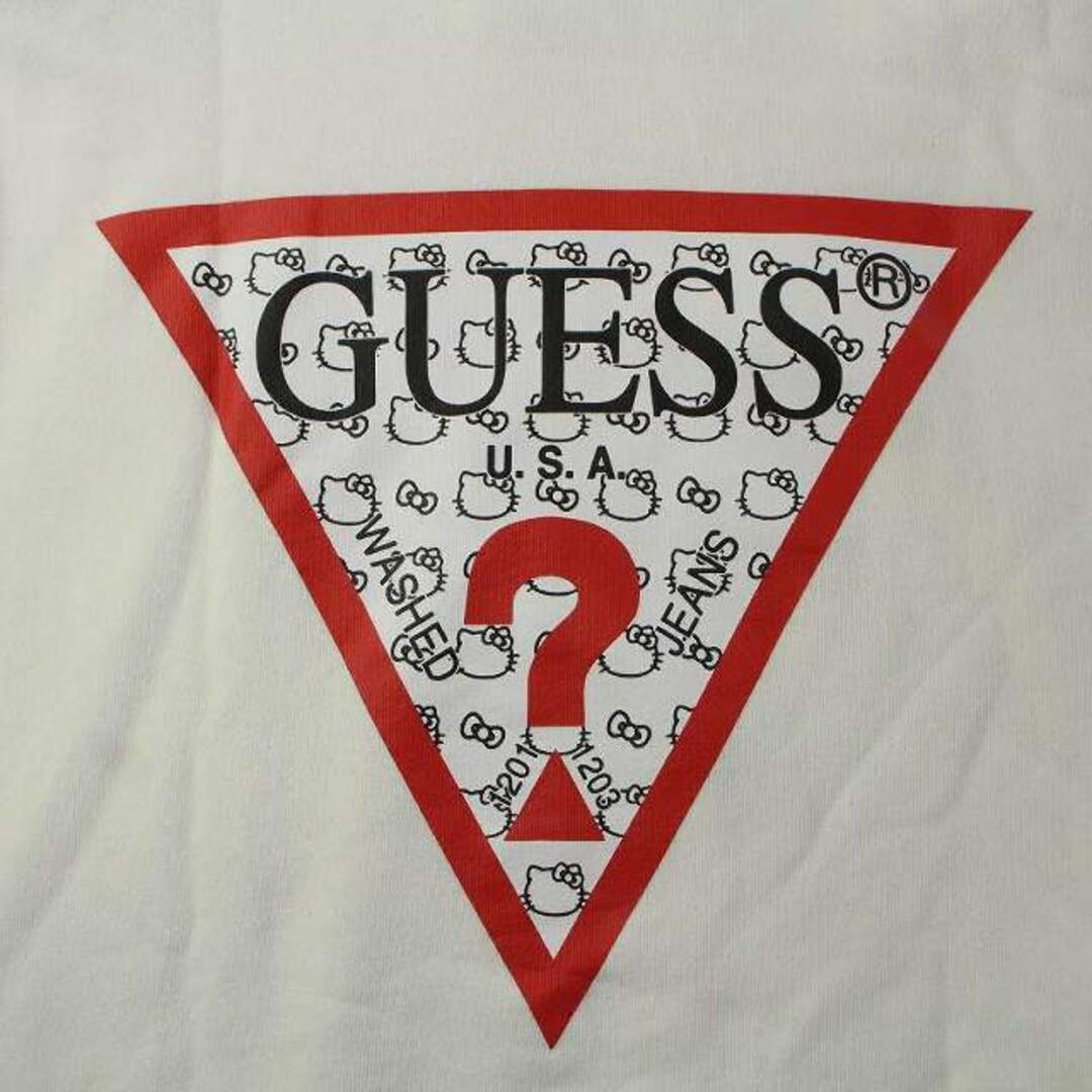 GUESS(ゲス)のゲス × ハローキティ PATTERN TRIANGLE LOGO パーカー メンズのトップス(パーカー)の商品写真