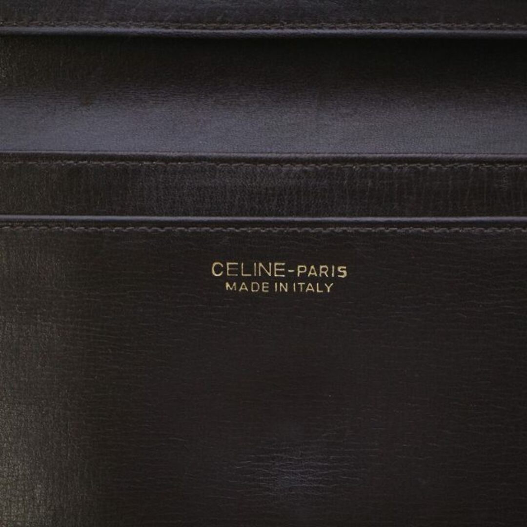 celine(セリーヌ)のCELINE 長財布 二つ折り Cマカダム ロゴ 馬車総柄 茶 ベージュ メンズのファッション小物(長財布)の商品写真