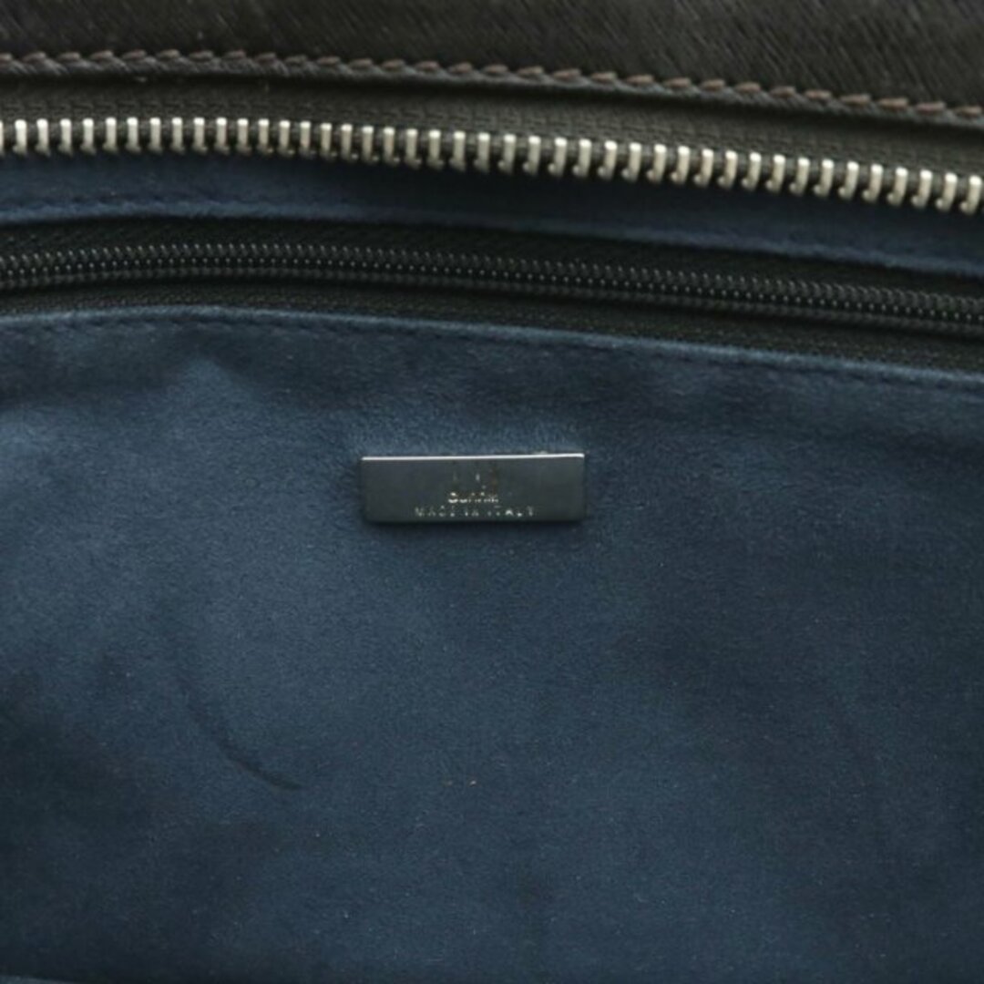 Dunhill(ダンヒル)のダンヒル dunhill セカンドバッグ クラッチバッグ レザー ロゴ 黒 メンズのバッグ(セカンドバッグ/クラッチバッグ)の商品写真
