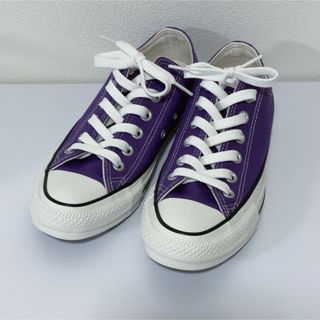 コンバース(CONVERSE)のコンバース　チャックテイラー　23.5　パープル(スニーカー)