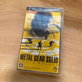 プレイステーションポータブル(PlayStation Portable)のmetal gear solid peace walker(携帯用ゲームソフト)