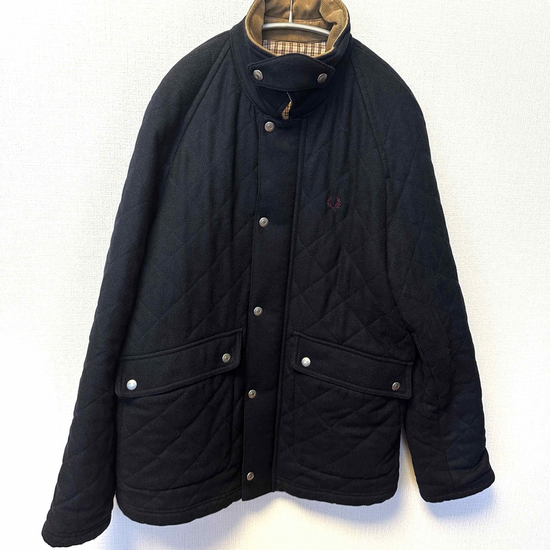 FRED PERRY(フレッドペリー)のFRED PERRY ウールキルティングジャケット　サイズL メンズのジャケット/アウター(ブルゾン)の商品写真