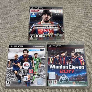 PS3ウイイレ（2011、2017）＋FIFA13(家庭用ゲームソフト)