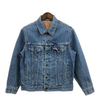 リーバイス(Levi's)の90年代 Levi's リーバイス 70503-04 デニム トラッカージャケット アメカジ ブルー (メンズ S) 中古 古着 Q3042(Gジャン/デニムジャケット)