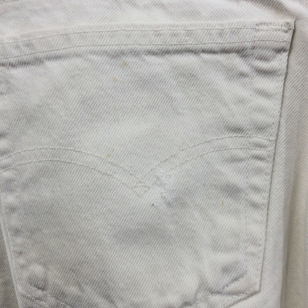 Levi's(リーバイス)の90年代 Levi's リーバイス 550 デニムパンツ アメカジ ホワイト (メンズ W33 L32) 中古 古着 Q3038 メンズのパンツ(デニム/ジーンズ)の商品写真