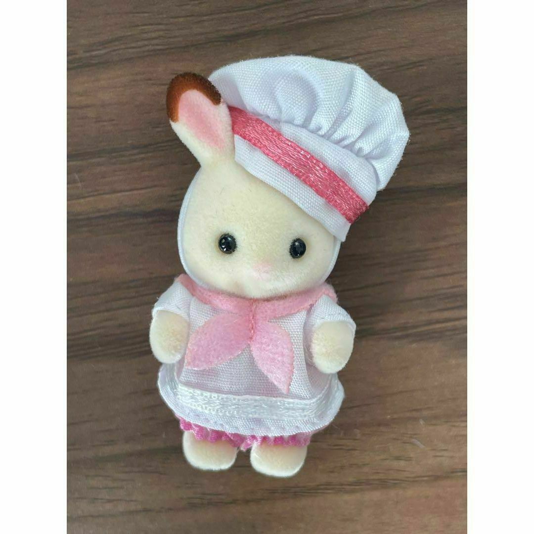 シルバニア　赤ちゃんパン屋さん　ショコラウサギの赤ちゃん&ウサギパン エンタメ/ホビーのおもちゃ/ぬいぐるみ(キャラクターグッズ)の商品写真