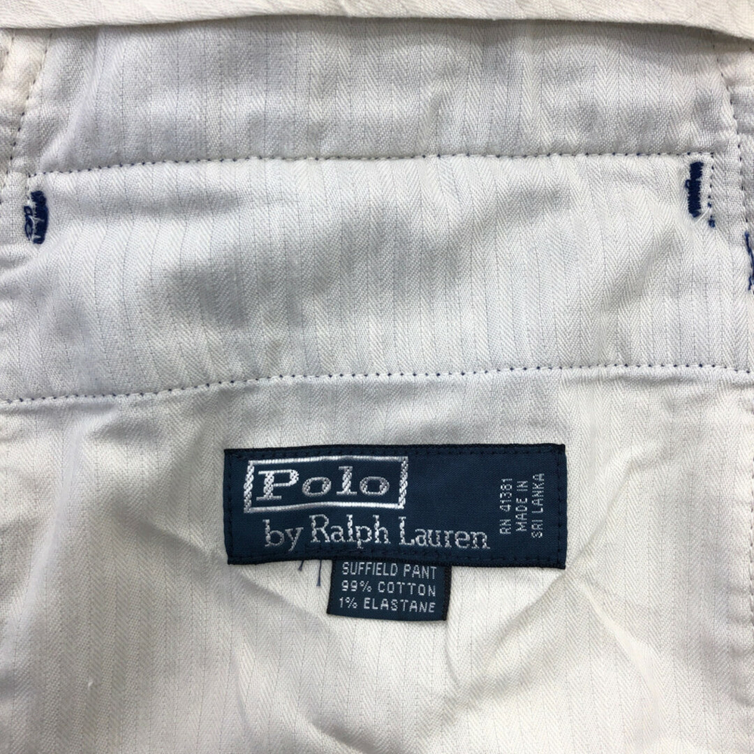 POLO RALPH LAUREN(ポロラルフローレン)のPolo by Ralph Lauren ポロ ラルフローレン SUFFIELD PANT コーデュロイパンツ ブルー (メンズ W36 L32) 中古 古着 Q3079 メンズのパンツ(その他)の商品写真