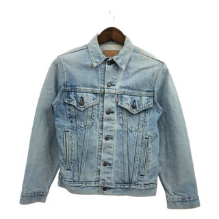 リーバイス(Levi's)の80年代 USA製 Levi's リーバイス 70506-0214 デニム トラッカージャケット アメカジ ブルー (メンズ 36R) 中古 古着 Q3083(Gジャン/デニムジャケット)