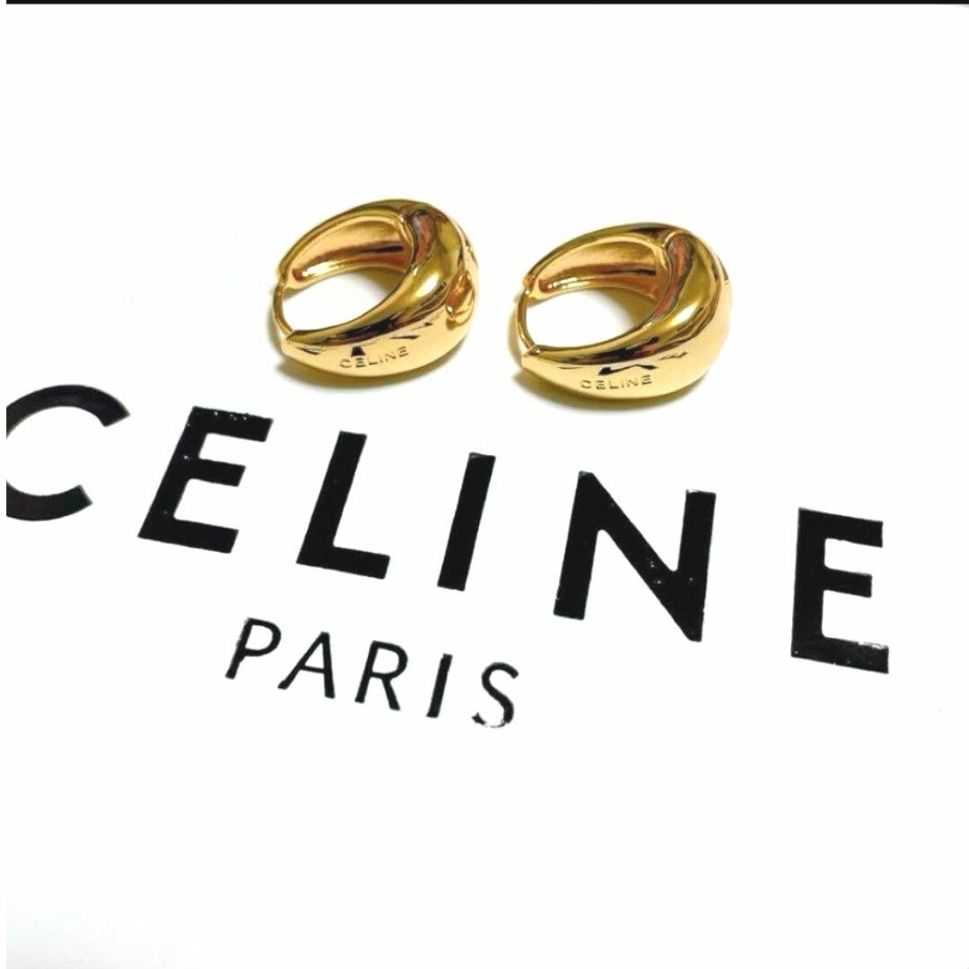 CELINE セリーヌ フープピアス トリオンフ レディースのアクセサリー(ピアス)の商品写真