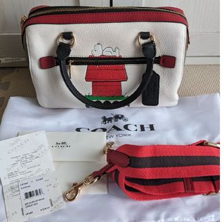 コーチ(COACH)のGWセール！！完売品！美品です！COACH スヌーピー 2wayバッグ♪(ショルダーバッグ)