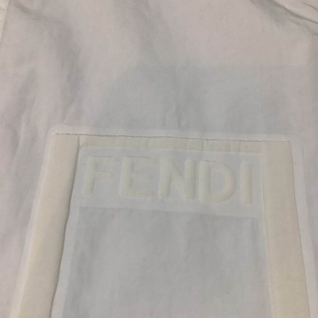 FENDI(フェンディ)の20SS フェンディ FENDI ポケット ロゴ カジュアル シャツ 白 40 メンズのトップス(シャツ)の商品写真