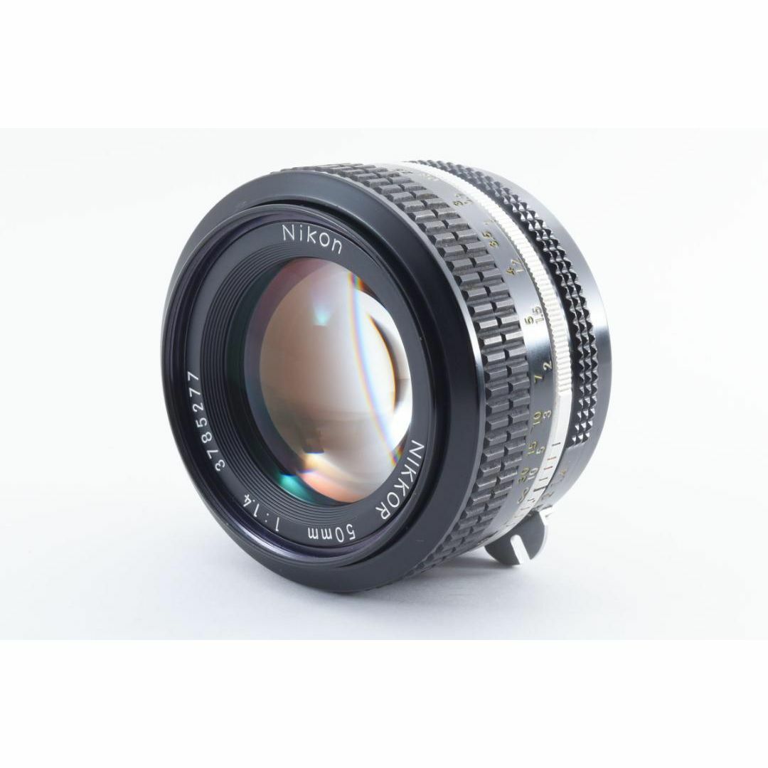 Nikon(ニコン)の超美品 NIKON NIKKOR 50mm F1.4 MF レンズ B174 スマホ/家電/カメラのスマホ/家電/カメラ その他(その他)の商品写真