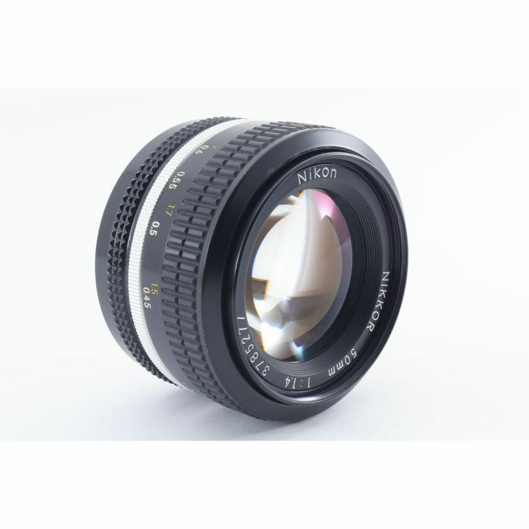 Nikon(ニコン)の超美品 NIKON NIKKOR 50mm F1.4 MF レンズ B174 スマホ/家電/カメラのスマホ/家電/カメラ その他(その他)の商品写真