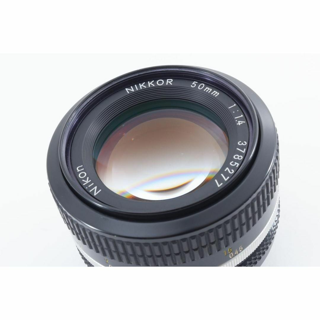 Nikon(ニコン)の超美品 NIKON NIKKOR 50mm F1.4 MF レンズ B174 スマホ/家電/カメラのスマホ/家電/カメラ その他(その他)の商品写真