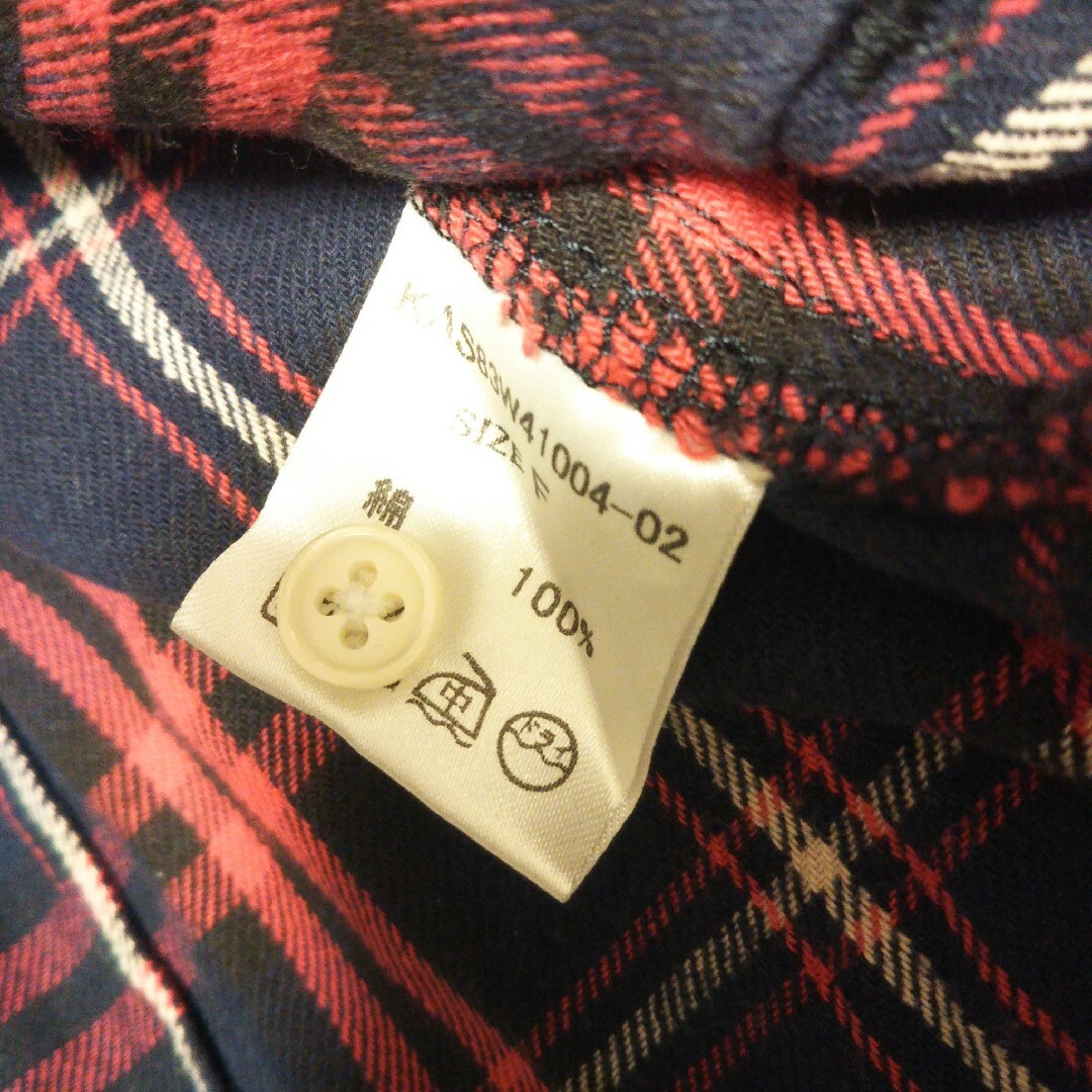 Kastane(カスタネ)のカスタネ シャツ チェックシャツ 可愛い柄 オープンでも素敵なデザイン レディースのトップス(シャツ/ブラウス(長袖/七分))の商品写真