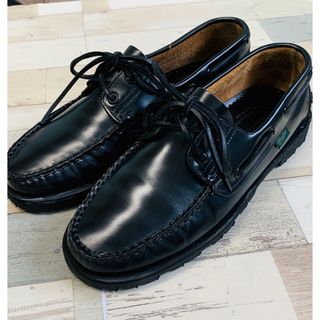 パラブーツ(Paraboot)のパラブーツ　バース　エナメル　デッキシューズ　サイズ7(デッキシューズ)