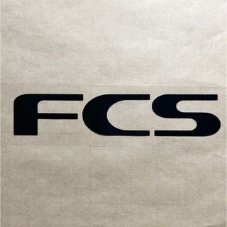 【20㎝】 FCS カッティングステッカー◆黒◆グロスブラック◆(サーフィン)