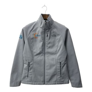 ザノースフェイス(THE NORTH FACE)のTHE NORTH FACE ノースフェイス ソフトシェルジャケット アウトドア ワンポイントロゴ グレー (メンズ M/M) 中古 古着 Q3165(その他)