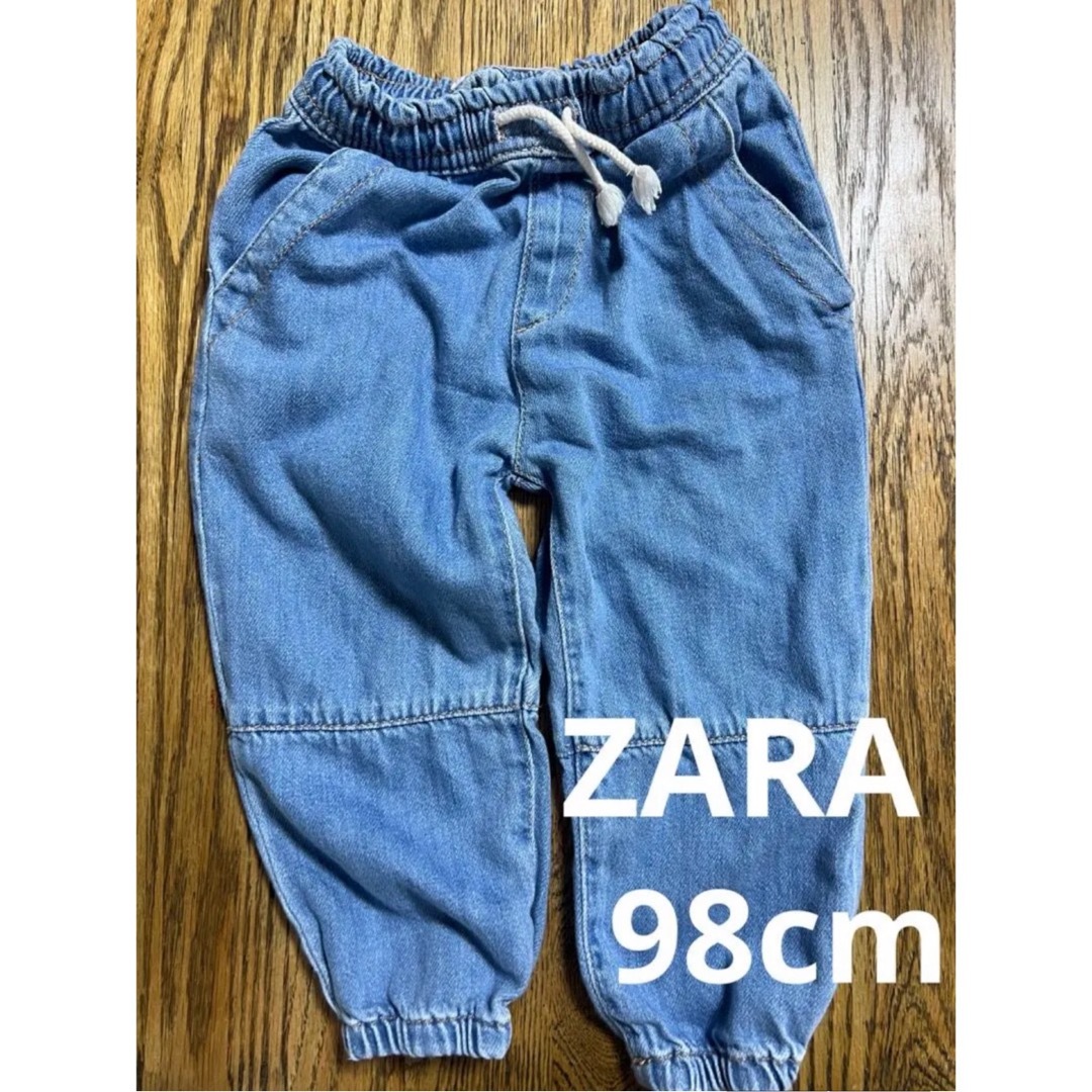 ZARA(ザラ)のZARA パンツ 子供服 ズボン デニム ザラ 98cm 100cm キッズ/ベビー/マタニティのキッズ服女の子用(90cm~)(パンツ/スパッツ)の商品写真