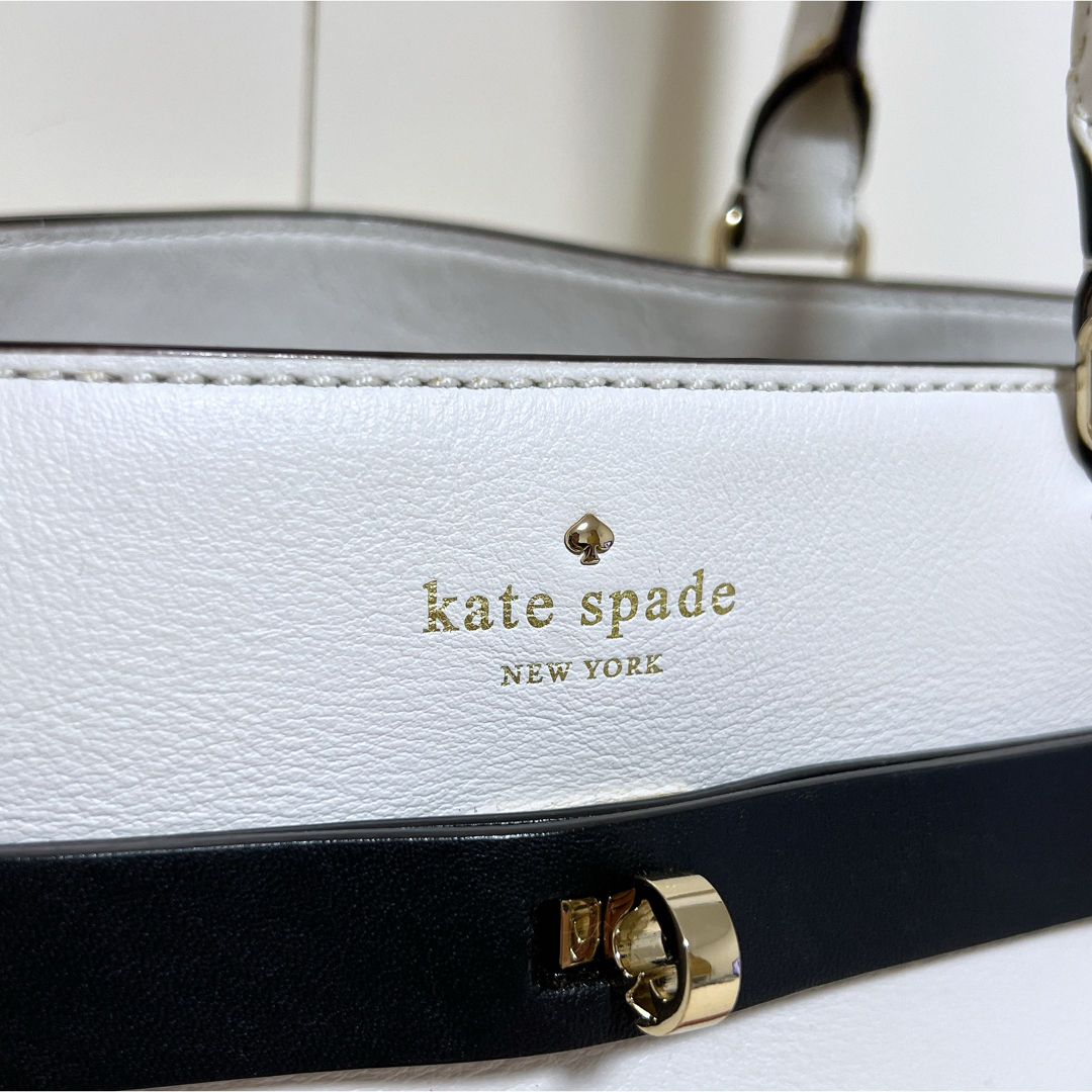 kate spade new york(ケイトスペードニューヨーク)の☆美品☆送料無料☆Katespadeケイトスペードレザートートバッグ☆ レディースのバッグ(トートバッグ)の商品写真