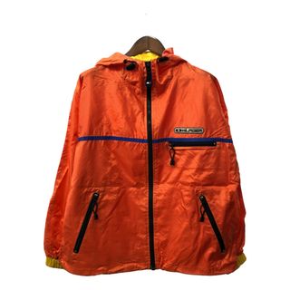 2000年代～ TOMMY HILFIGER トミーヒルフィガー ナイロン マウンテンパーカー アウトドア オレンジ (メンズ M) 中古 古着 Q3174