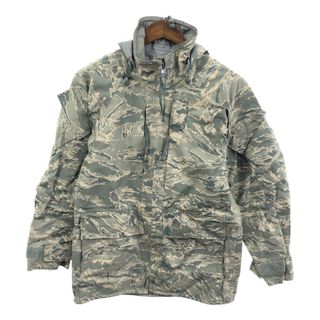 2000年代～ 米軍実物 U.S.AIRFORCE APECS GORE-TEX パーカージャケット ミリタリー ABUカモ (メンズ X-SMALL REGULAR) 中古 古着 Q3211(ミリタリージャケット)