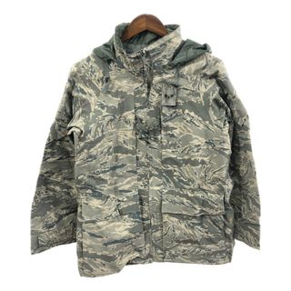 PROPPER プロパー APECS GORE-TEX パーカージャケット ミリタリー ABUカモ グリーン (メンズ SMALL SHORT) 中古 古着 Q3212(ミリタリージャケット)