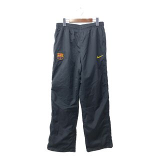 ナイキ(NIKE)の2000年代～ NIKE ナイキ FC バルセロナ ウインドブレーカー パンツ スポーツ ワンポイントロゴ グレー (メンズ M) 中古 古着 Q3222(その他)