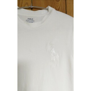 ポロラルフローレン(POLO RALPH LAUREN)の美品❣ PORO Ralph Lauren 白Tシャツ(Tシャツ/カットソー(半袖/袖なし))