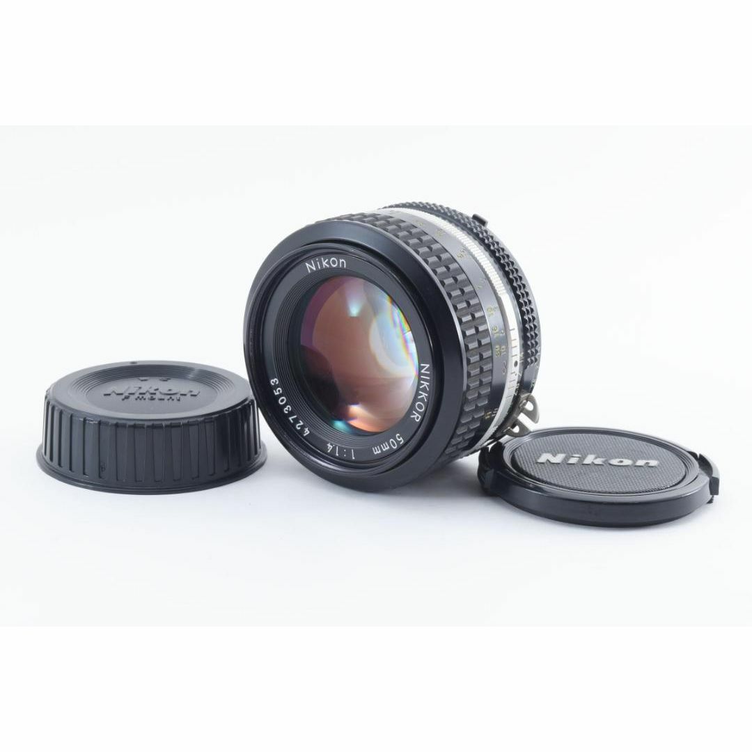 Nikon(ニコン)の超美品　ニコン AI NIKKOR 50mm f1.4 MF レンズ　H022 スマホ/家電/カメラのスマホ/家電/カメラ その他(その他)の商品写真
