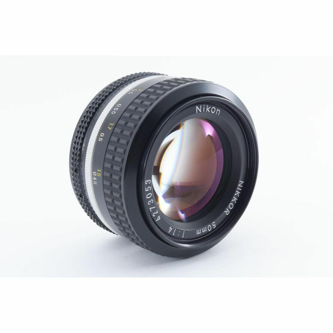 Nikon(ニコン)の超美品　ニコン AI NIKKOR 50mm f1.4 MF レンズ　H022 スマホ/家電/カメラのスマホ/家電/カメラ その他(その他)の商品写真