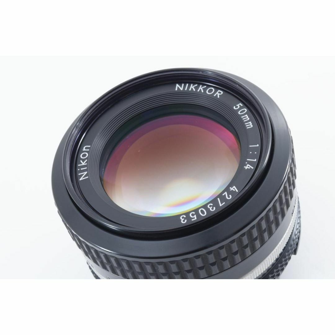 Nikon(ニコン)の超美品　ニコン AI NIKKOR 50mm f1.4 MF レンズ　H022 スマホ/家電/カメラのスマホ/家電/カメラ その他(その他)の商品写真