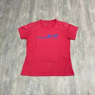 マムート(Mammut)のTシャツ 半袖 マムート プリントロゴ ロゴ刺繍 L コットン 綿(Tシャツ(半袖/袖なし))