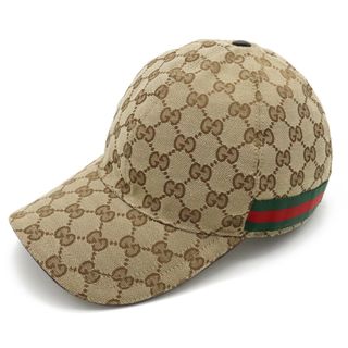 グッチ(Gucci)のグッチ GGキャンバス ウェブライン ベースボールキャップ （12330988）(その他)