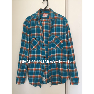 デニムダンガリー(DENIM DUNGAREE)の美品 デニム&ダンガリー チェックネルシャツ MM 170(シャツ)