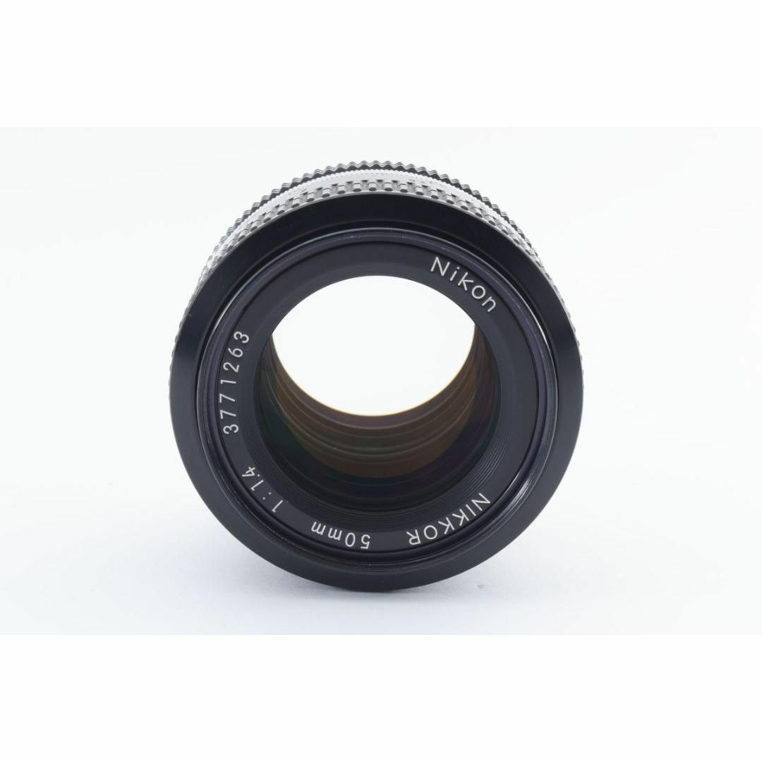 Nikon(ニコン)の超美品 ニコン AI NIKKOR 50mm f1.4 MF レンズ H063 スマホ/家電/カメラのスマホ/家電/カメラ その他(その他)の商品写真