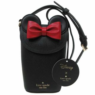 ケイトスペードニューヨーク(kate spade new york)の【新品】ケイトスペード ショルダーバッグ KG704 001 (ブラック) kate spade  disney ディズニー コラボ ミニー North South PVC フォン クロスボディ スマホショルダー 斜め掛け アウトレット レディース(ショルダーバッグ)