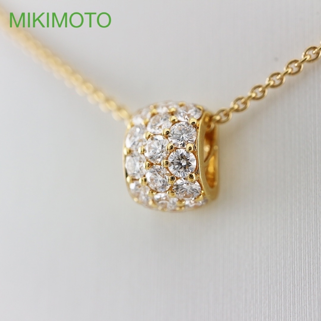 MIKIMOTO(ミキモト)の＜MIKIMOTO＞　K18　パヴェダイヤ　ネックレス　D0.72 レディースのアクセサリー(ネックレス)の商品写真