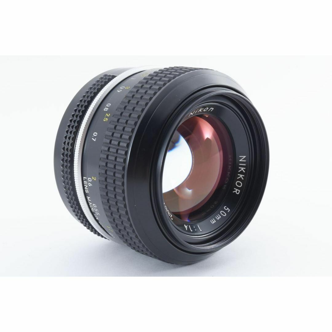 Nikon(ニコン)の新品級　NIKON NIKKOR 50mm f1.4 MF レンズ　C696 スマホ/家電/カメラのスマホ/家電/カメラ その他(その他)の商品写真