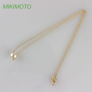 ミキモト(MIKIMOTO)の＜MIKIMOTO＞　K18　パール　ネックレス　6.6mm　2.0g(ネックレス)