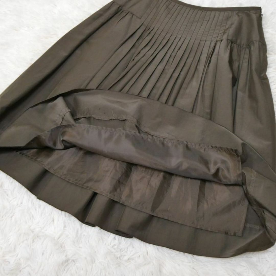 自由区(ジユウク)の自由区 レディース スカート ひざ丈 フレア レディースのスカート(ひざ丈スカート)の商品写真
